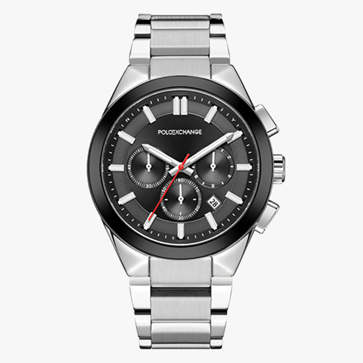 MONTRE POLOEXCHANGE HOMME M.FONCTION ACIER